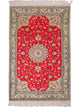 China Seide Teppich 78x122cm - Orientteppich - rot