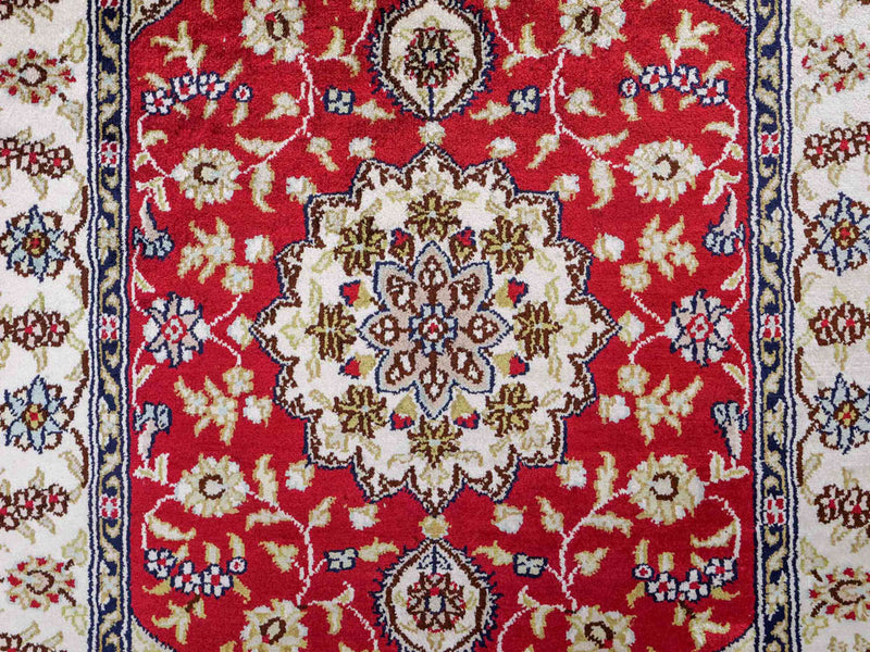 China Seide Teppich 60x89cm - Orientteppich - rot
