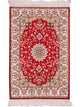 China Seide Teppich 62x91cm - Orientteppich - rot
