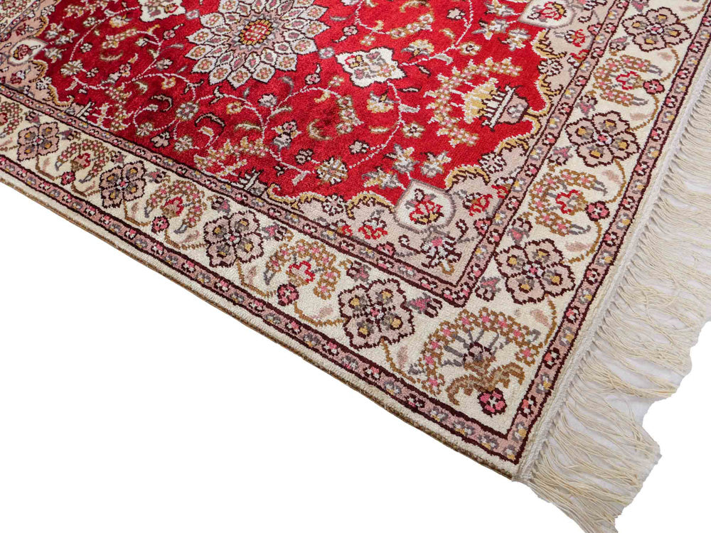 China Seide Teppich 60x92cm - Orientteppich - rot