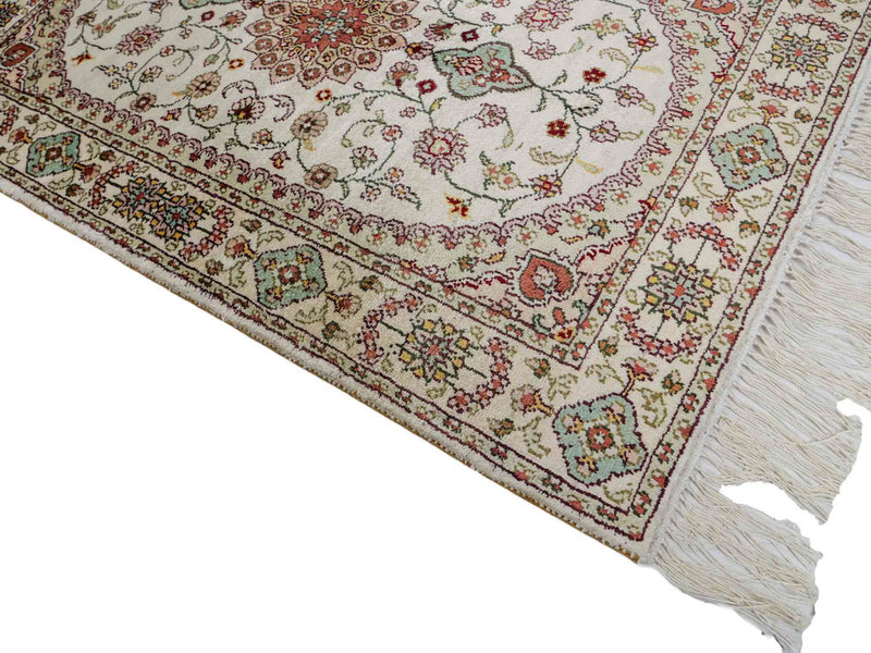 China Seide Teppich 59x89cm - Orientteppich - beige
