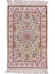 China Seide Teppich 63x92cm - Orientteppich - sand