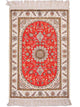 China Seide Teppich 61x93cm - Orientteppich - rot