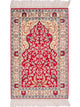 China Seide Teppich 58x87cm - Orientteppich - hellrot