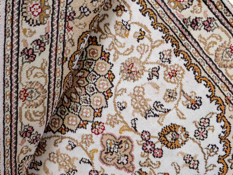 China Seide Teppich 63x93cm - Orientteppich - beige