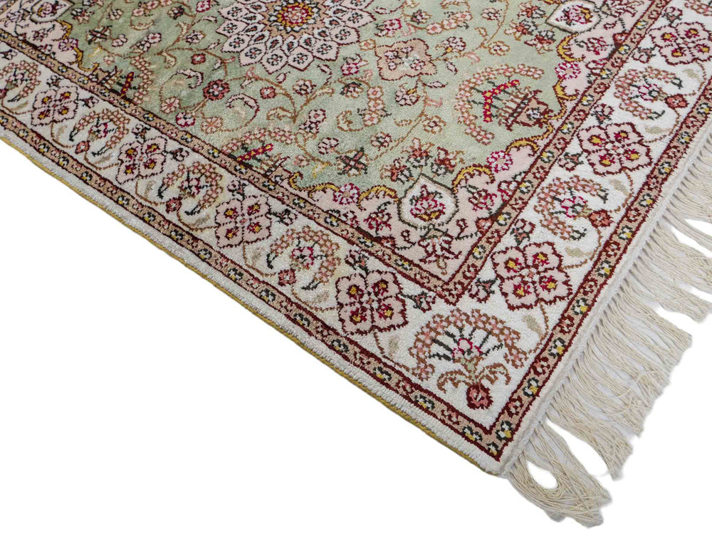 China Seide Teppich 63x92cm - Orientteppich - sand