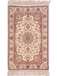China Seide Teppich 59x88cm - Orientteppich - hellbeige