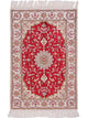 China Seide Teppich 61x89cm - Orientteppich - rot