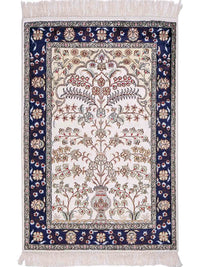 China Seide Teppich 62x90cm - Orientteppich - creme – product image