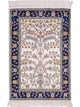 China Seide Teppich 62x90cm - Orientteppich - creme