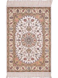 China Seide Teppich 61x91cm - Orientteppich - beige – product image