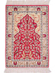 China Seide Teppich 58x86cm - Orientteppich - hellrot