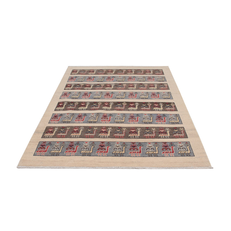 Ziegler Teppich 145x195cm - Orientteppich - dunkelbeige