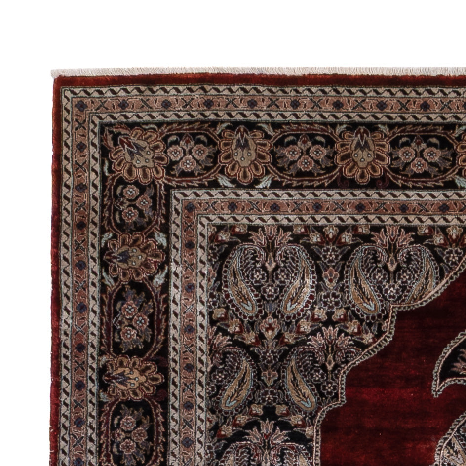 Kayseri Teppich 123x187cm - Orientteppich - dunkelrot