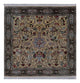 Täbriz - 50 Raj Teppich 200x200cm - Perserteppich - olivgrün