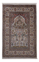Kaschmir Seide Teppich 116x186cm - Orientteppich - dunkelbeige