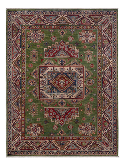 Kazak Teppich 151x202cm - Orientteppich - grün