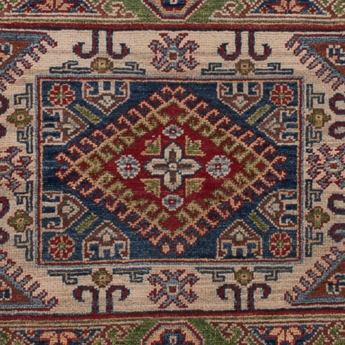 Kazak Teppich 151x202cm - Orientteppich - grün