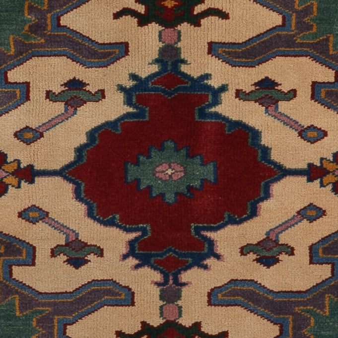 Ziegler Teppich 150x180cm - Orientteppich - grün