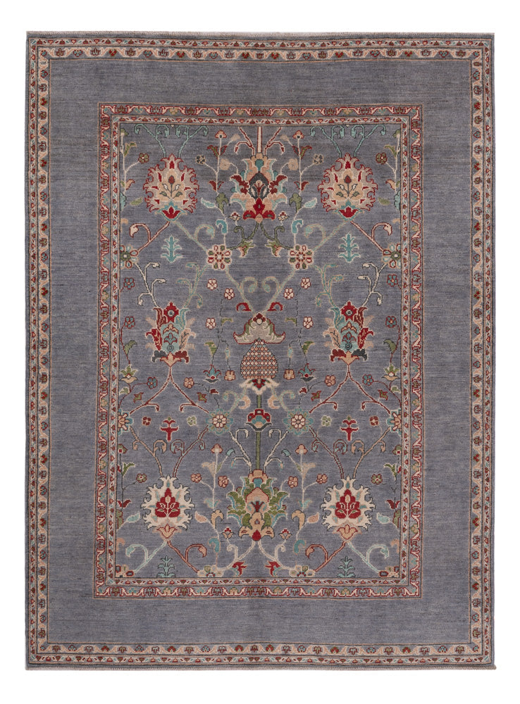 Ziegler Teppich 168x235cm - Orientteppich - grau