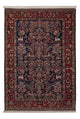 Ghom Teppich 138x206cm - Perserteppich - dunkelblau