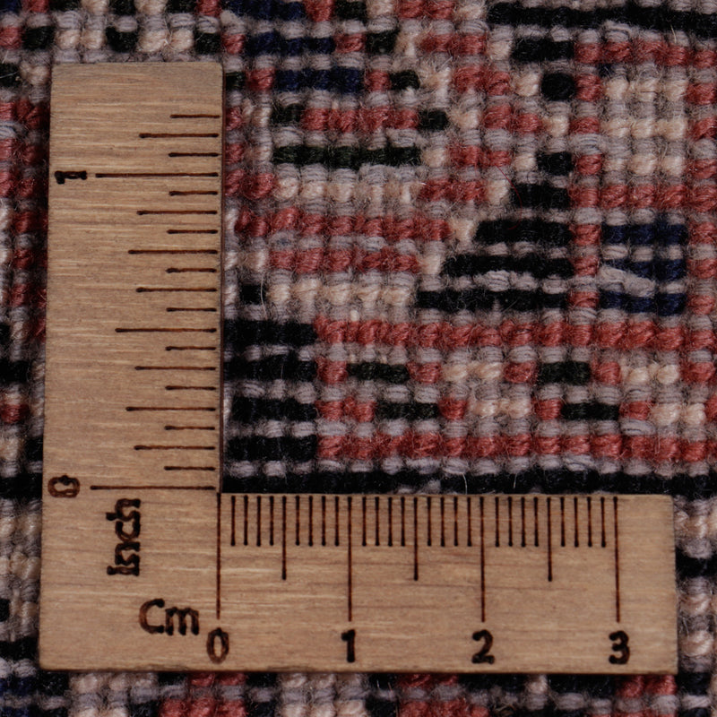 Afshar Sirjan Teppich 152x210cm - Perserteppich - dunkelbeige