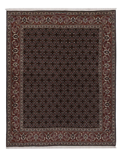 Täbriz Teppich 150x200cm - Perserteppich - dunkelbeige