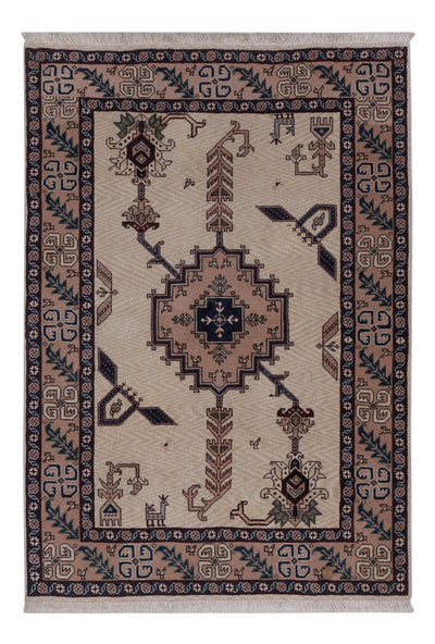 ARDEBIL Teppich 116x170cm - Perserteppich - beige