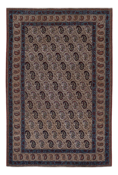 Ghom Teppich 135x203cm - Perserteppich - lachs