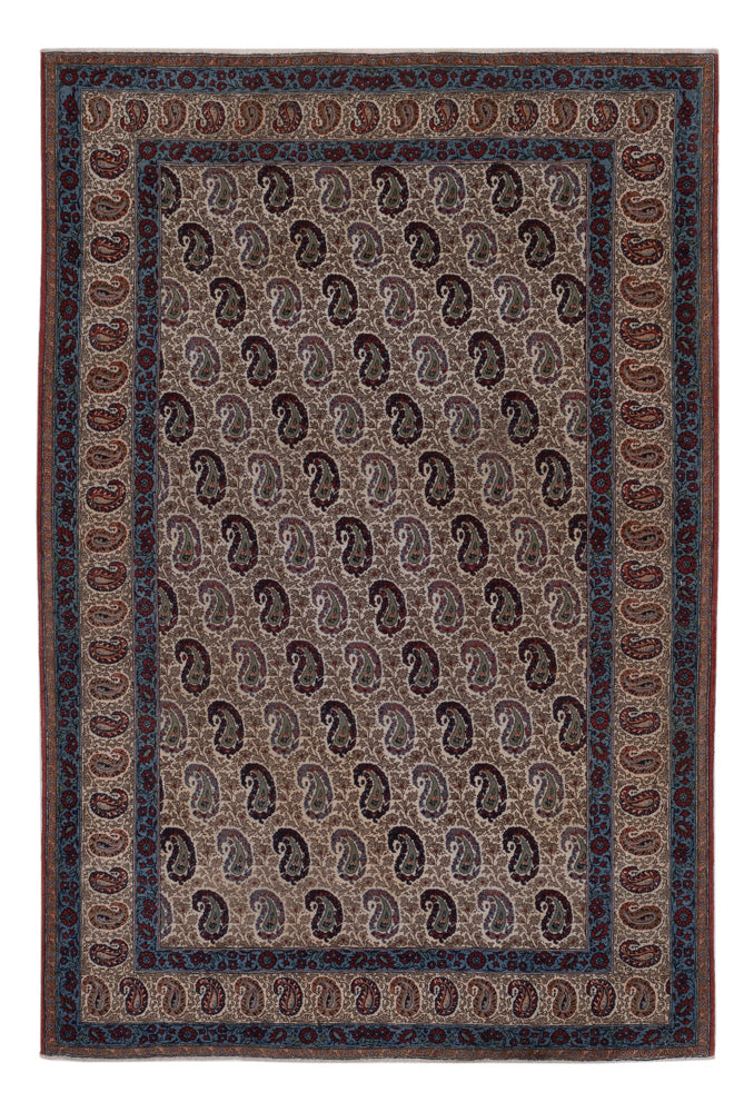 Ghom Teppich 135x203cm - Perserteppich - lachs