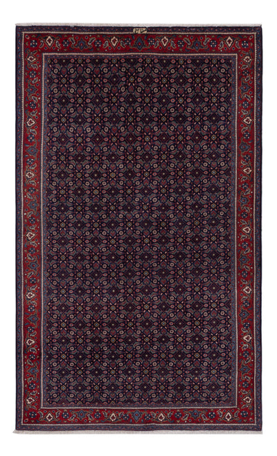 Hamadan Teppich 125x210cm - Perserteppich - dunkelblau