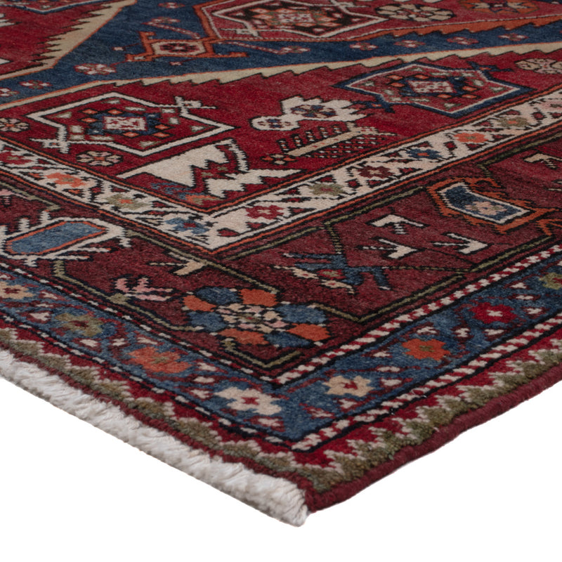 Hamadan Teppich 130x227cm - Perserteppich - hellrot