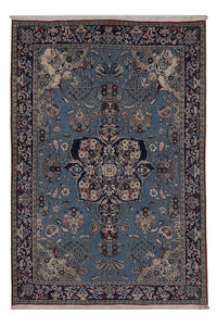 Ghom Teppich 140x218cm - Perserteppich - blau – product image