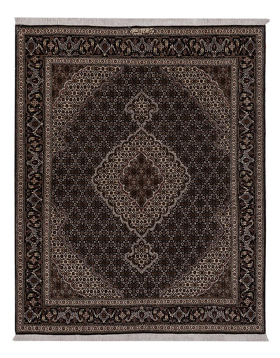 Täbriz Teppich 150x197cm - Perserteppich - dunkelbeige