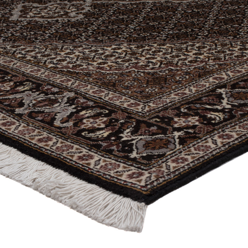 Täbriz Teppich 150x197cm - Perserteppich - dunkelbeige
