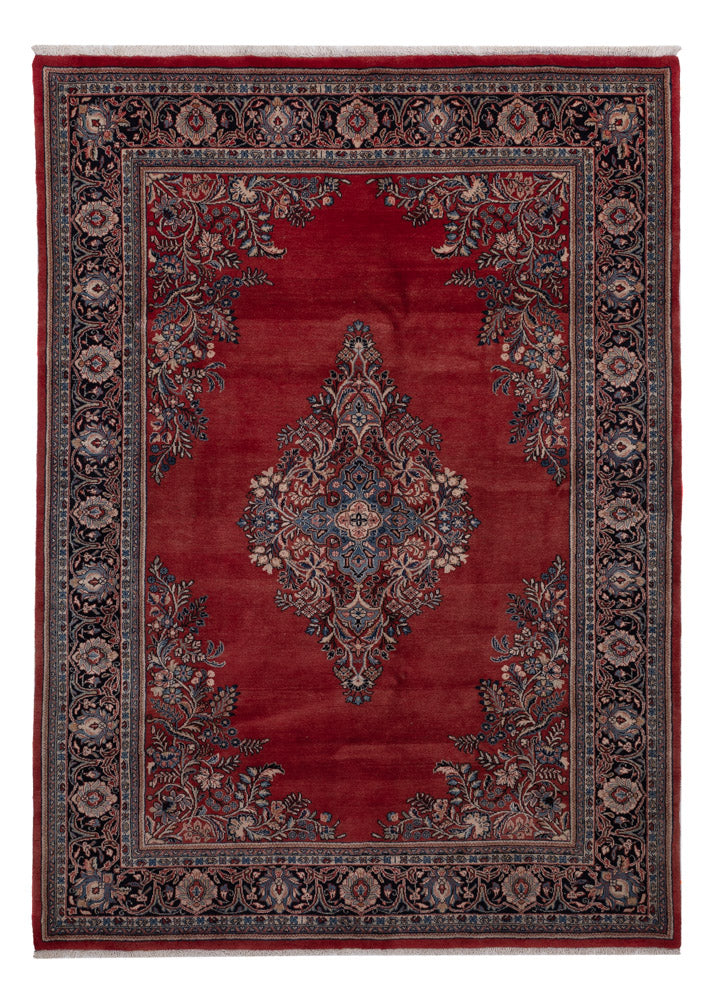 Sarough Teppich 190x273cm - Perserteppich - rot
