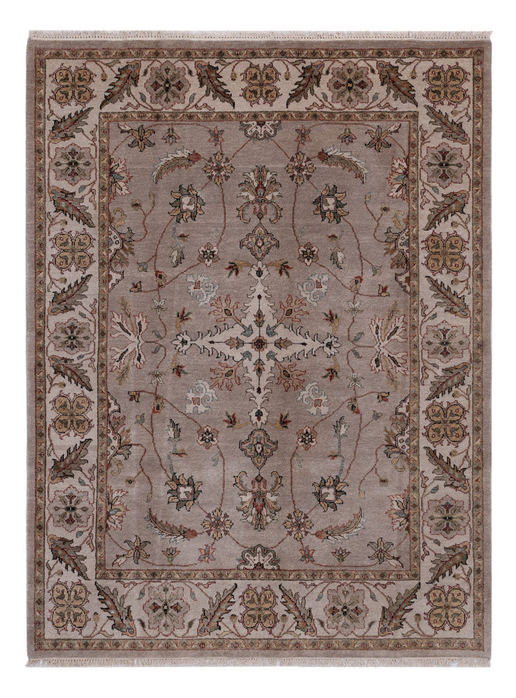Ziegler Teppich 201x273cm - Orientteppich - dunkelbeige