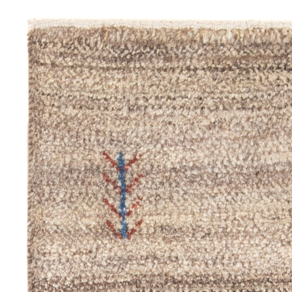 Gabbeh Persisch Teppich 57x86cm - Perserteppich Wollteppich - natur