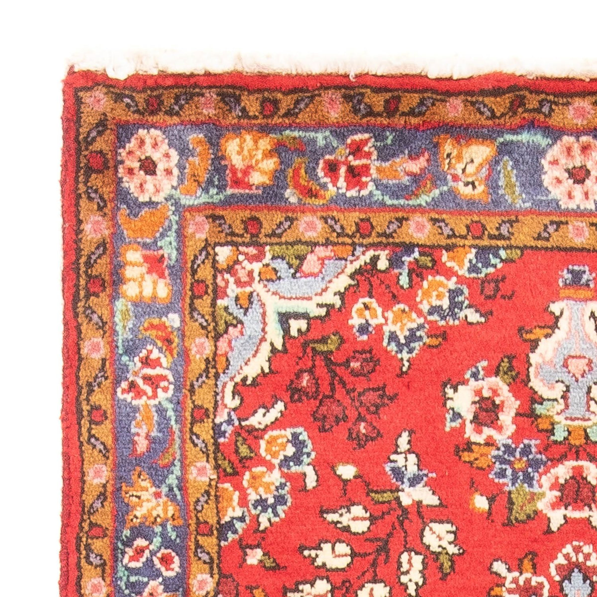 Hamadan Teppich 68x97cm - Perserteppich - rot
