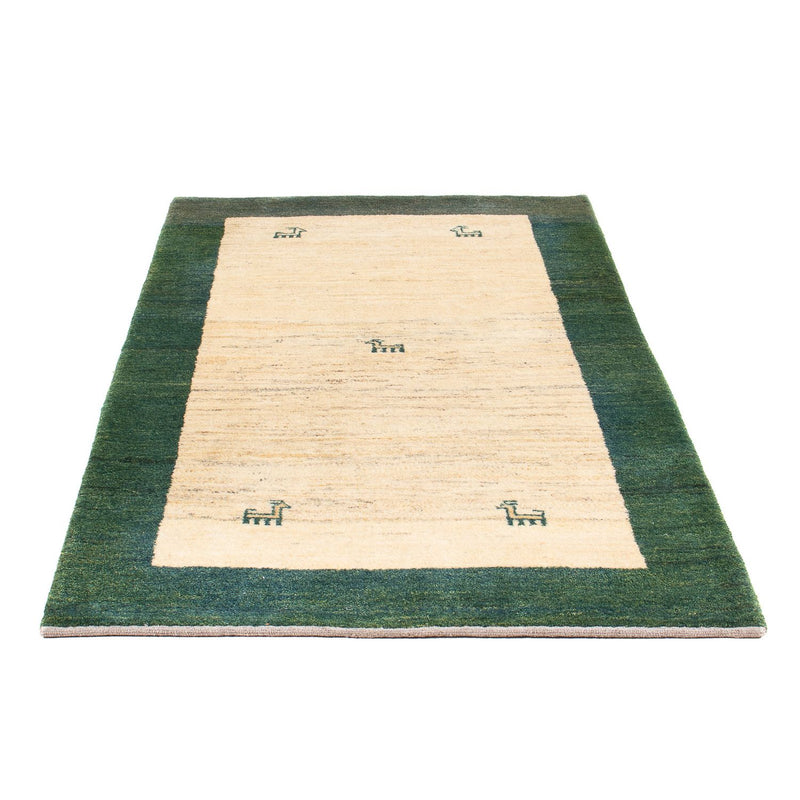 Gabbeh Persisch Teppich 99x172cm - Perserteppich Wollteppich - grün