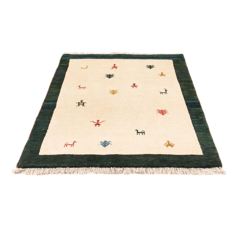 Gabbeh Persisch Teppich 100x152cm - Perserteppich Wollteppich - mehrfarbig