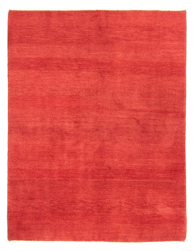 Gabbeh Persisch Teppich 145x196cm - Perserteppich Wollteppich - rot