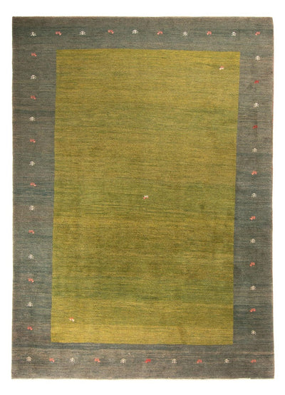 Gabbeh Persisch Teppich 200x302cm - Perserteppich Wollteppich - grün