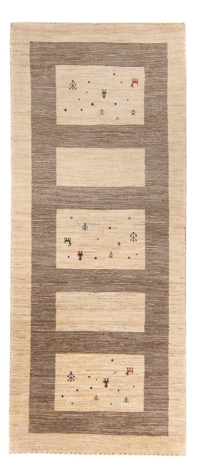 Loribaft Teppich Perser 83x209cm - Orientteppich - beige