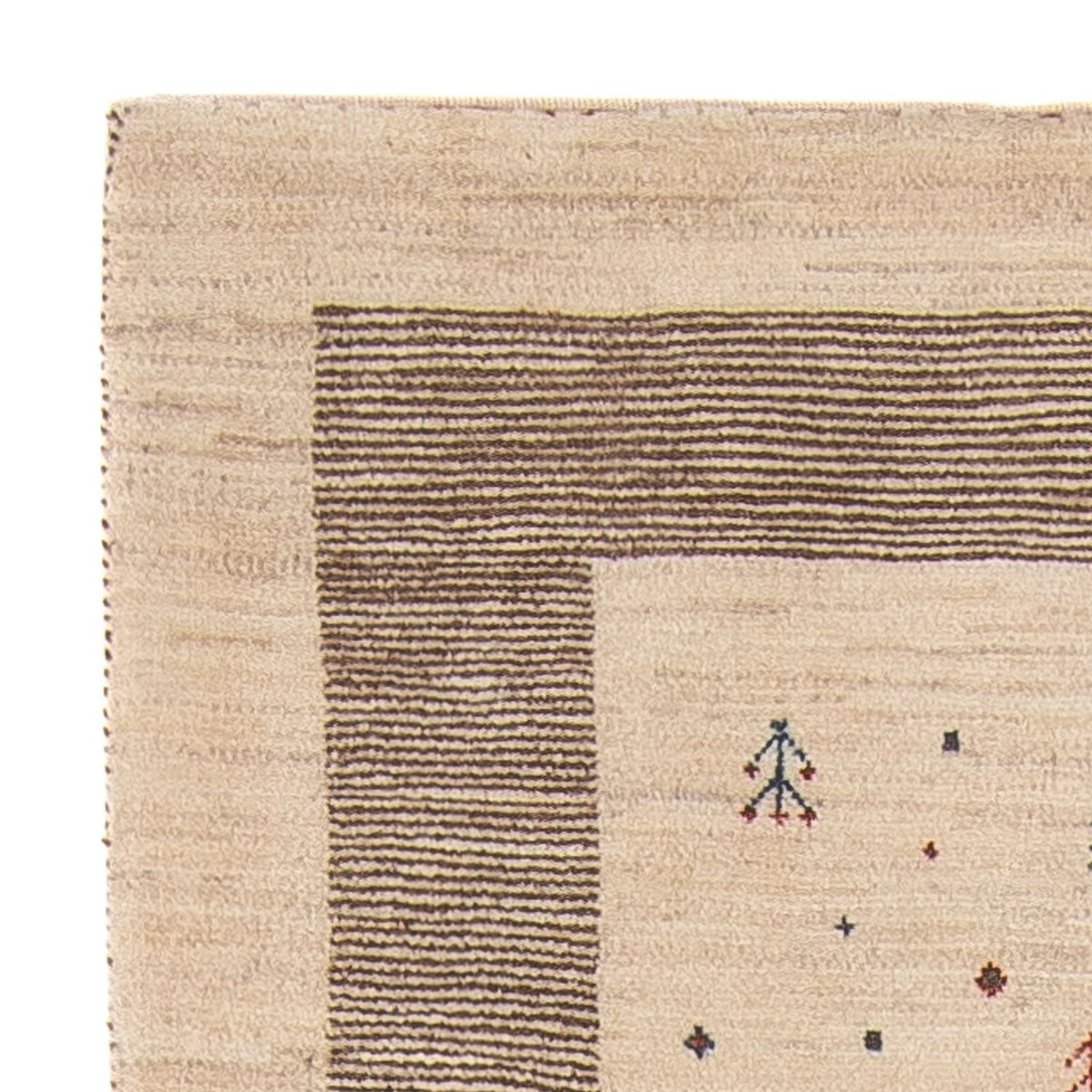 Loribaft Teppich Perser 83x209cm - Orientteppich - beige