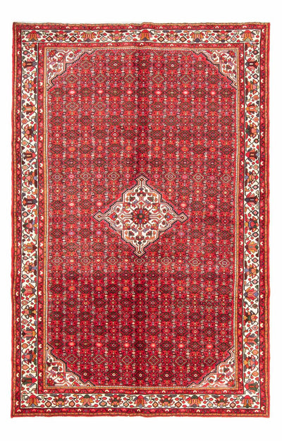 Hosseinabad Teppich 198x306cm - Perserteppich - rot