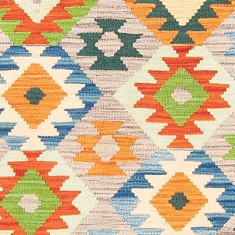 Kelim Fars Teppich 99x146cm - mehrfarbig