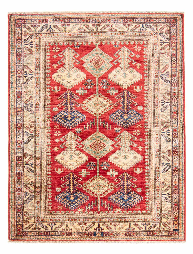 Kazak Teppich 147x191cm - Orientteppich - rot