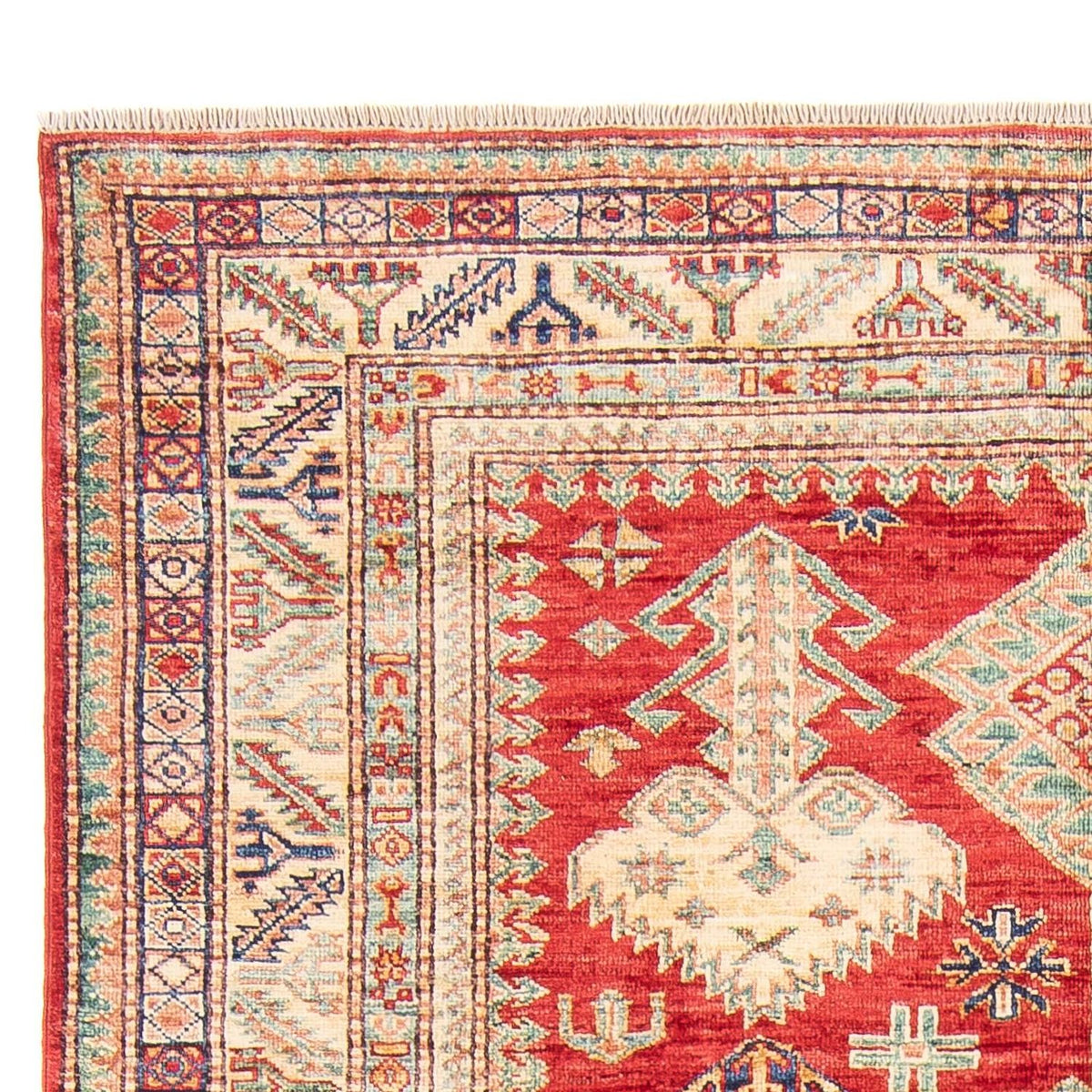Kazak Teppich 147x191cm - Orientteppich - rot