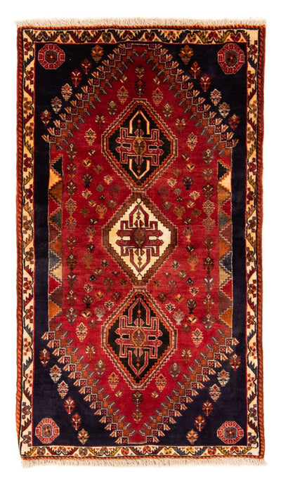 Ghashghai Teppich 102x181cm - Perserteppich - rot